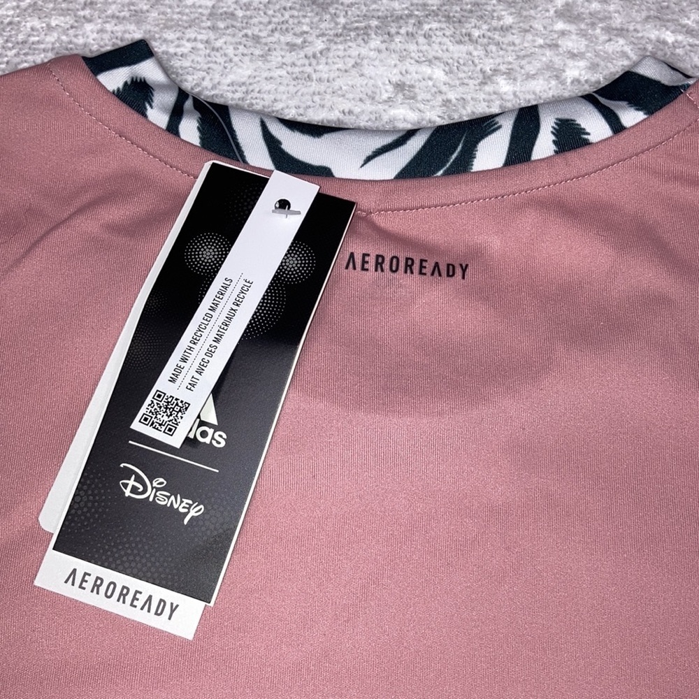 NWT adidas Disney lion king simba aeroready rose zebra colored 13/14 - Picture 6 of 11
